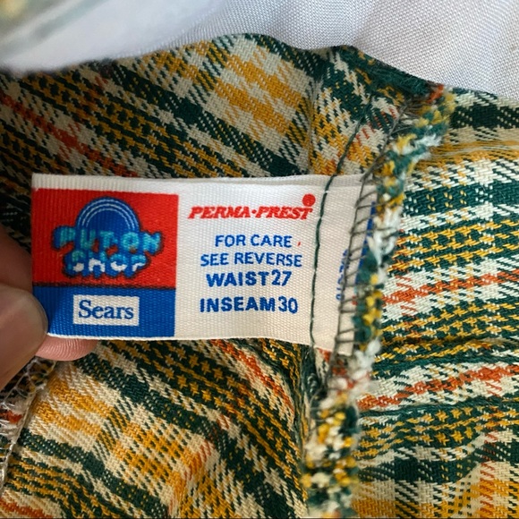 Plaid Flare Pants - Picture 8 of 8